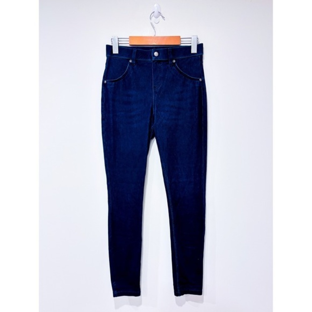 HUE Dark Blue High Rise Skinny Stretch Denim Jeggings Small